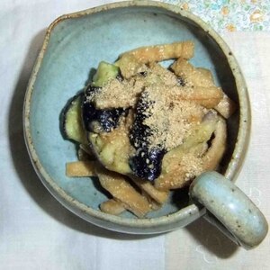 なすの胡麻味噌和え✧˖°